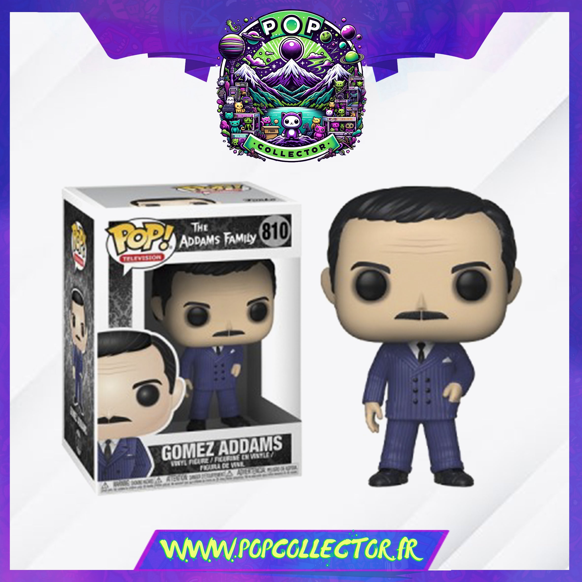 Funko pop Addams Family Gomez Addams 810 Chase - Collection