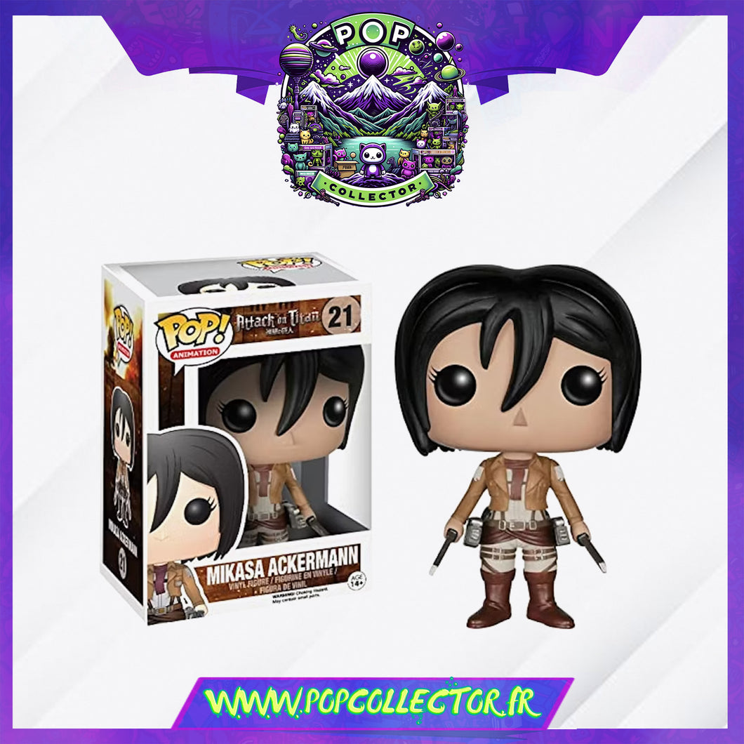 Funko Pop SNK Attack On Titan 21 Mikasa Ackermann – Pop Collector