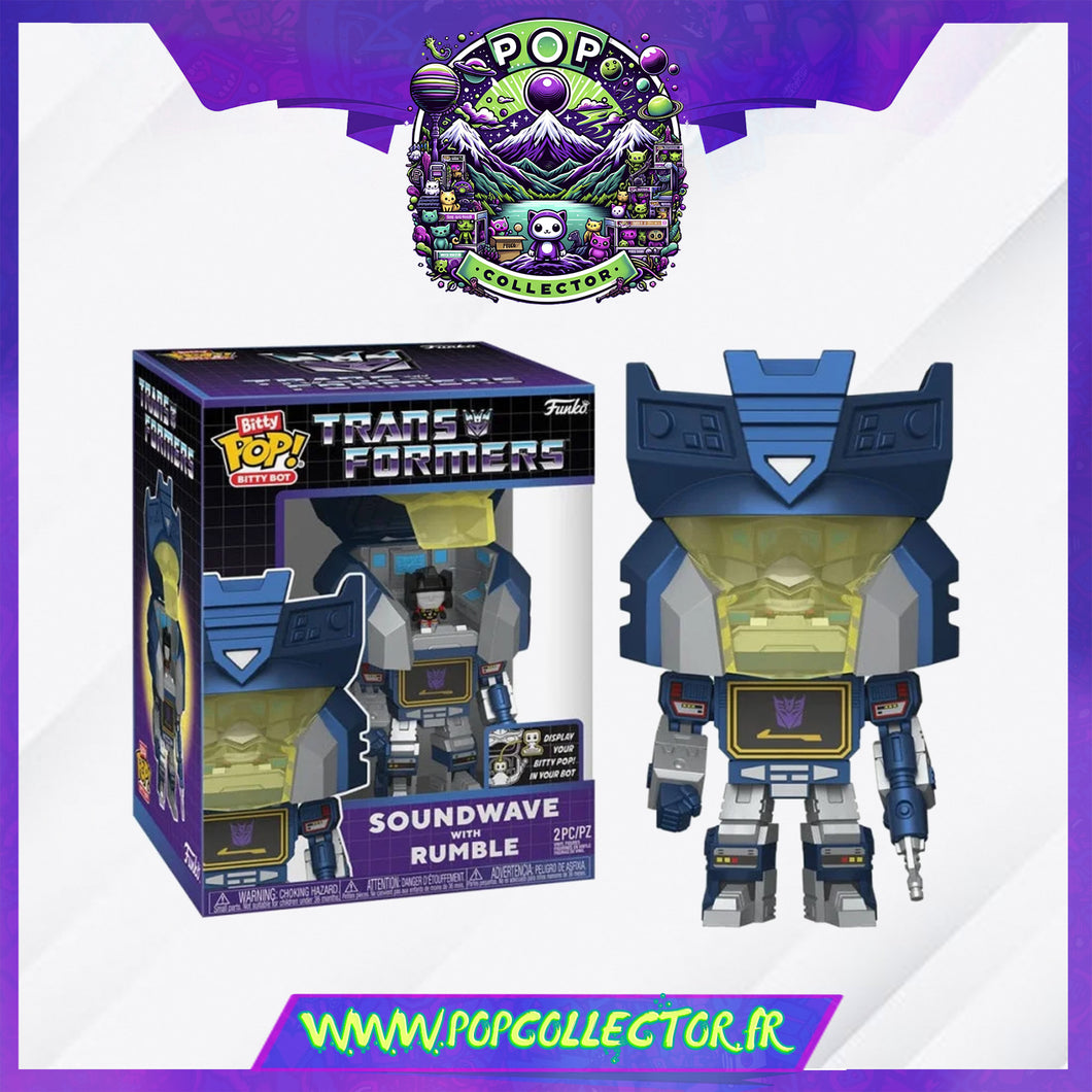 Funko Pop Transformers Bitty Soundwave With Rumble