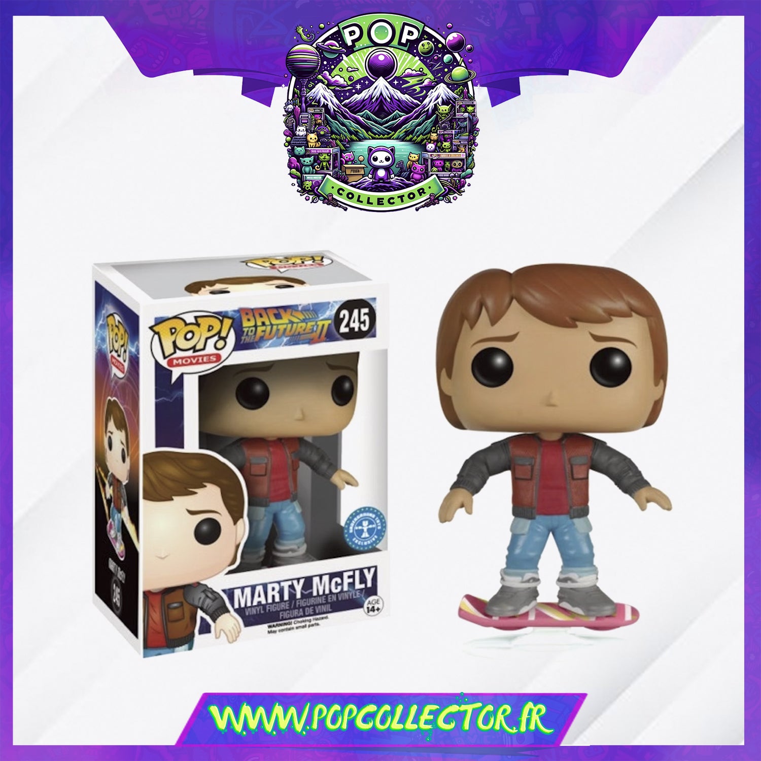 Funko Pop Back To The Future 245 Marty McFly Overboard – Pop
