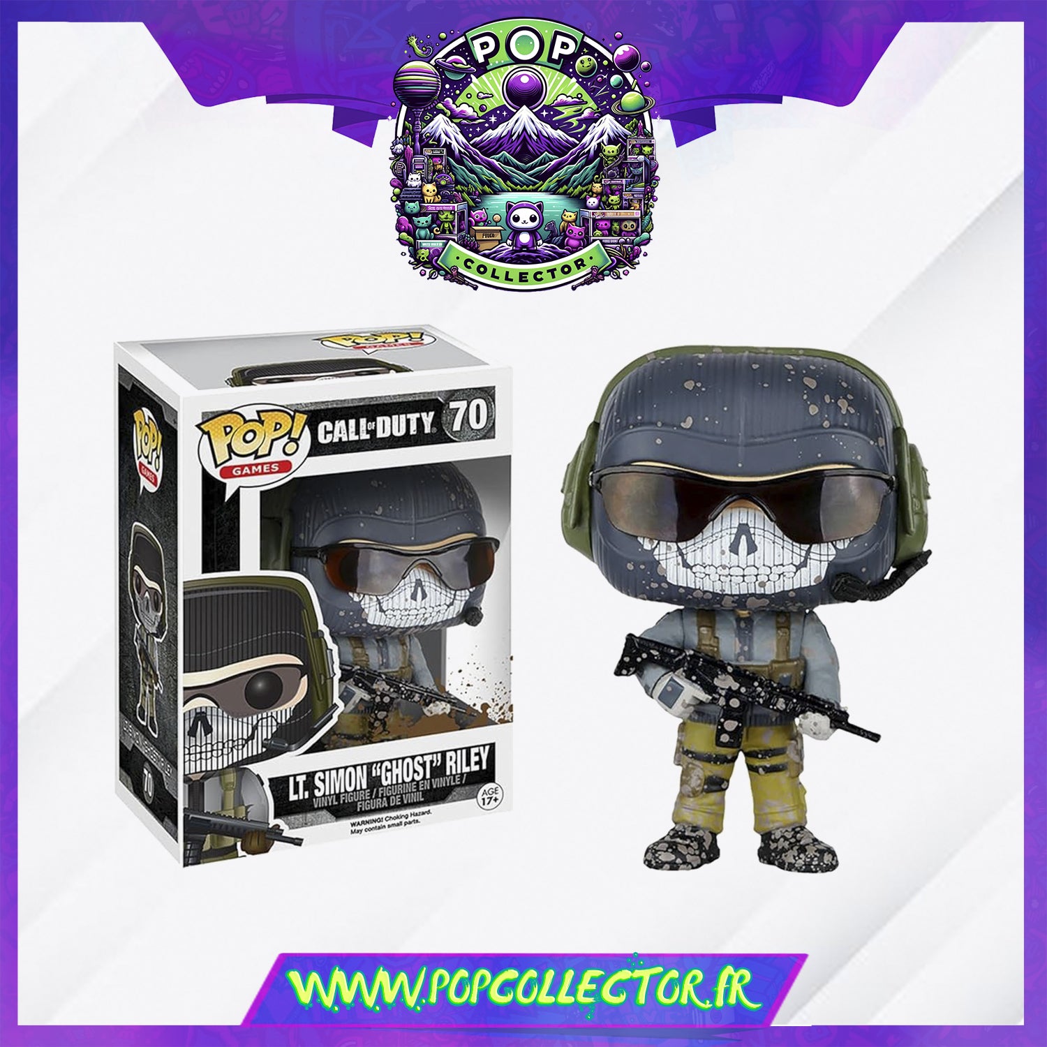 Funko Pop COD Call Of Duty 70 Lt Simon Ghost Riley – Pop Collector 
