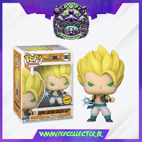 Funko Pop DBZ Dragon Ball 1863 Super Saiyan Gogeta Charging Kidan Chase