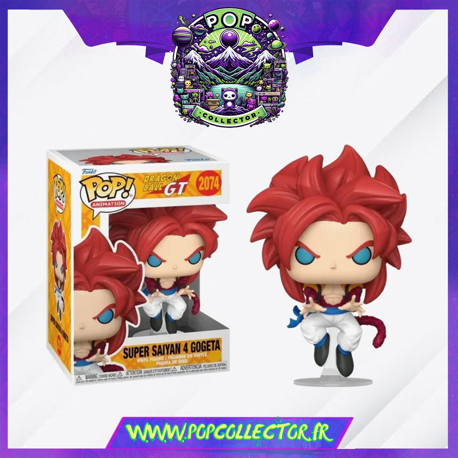 Funko Pop DBZ Dragon Ball GT 2074 Super Saiyan Gogeta