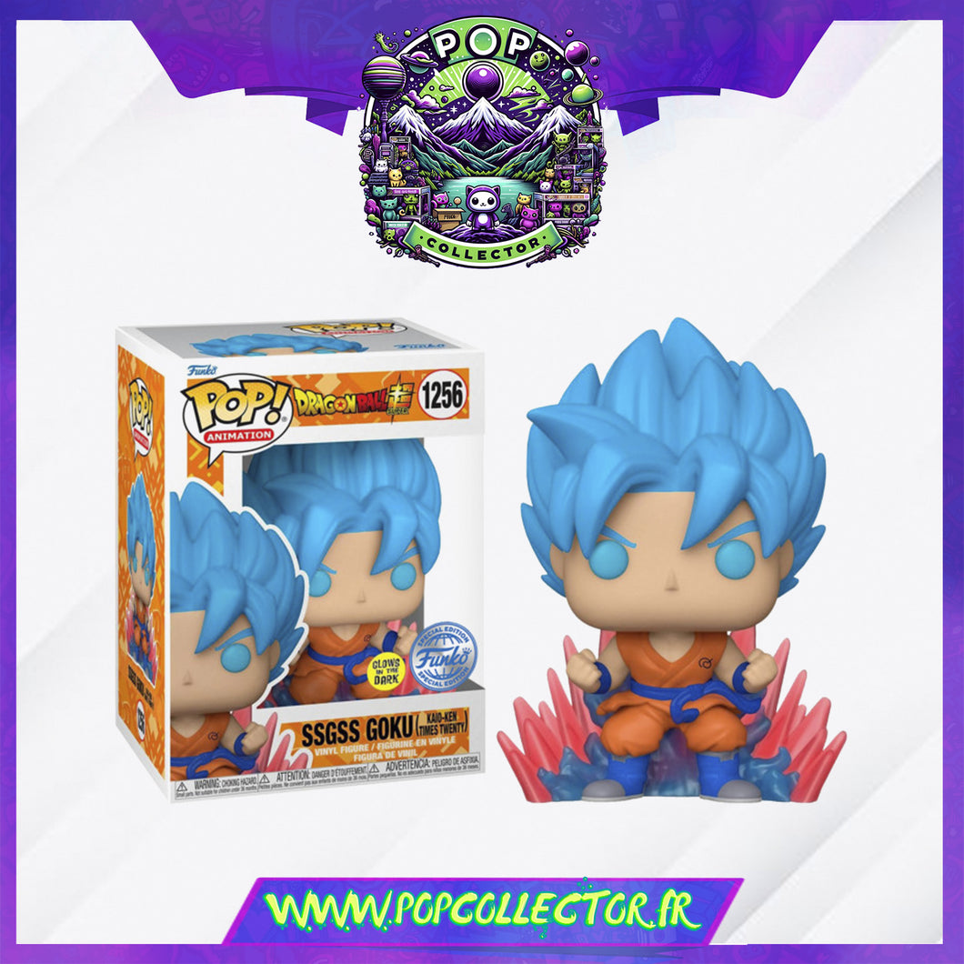Funko Pop DBZ Dragon Ball Z 1256 SSGSS Goku (Kaio-Ken Times Twenty