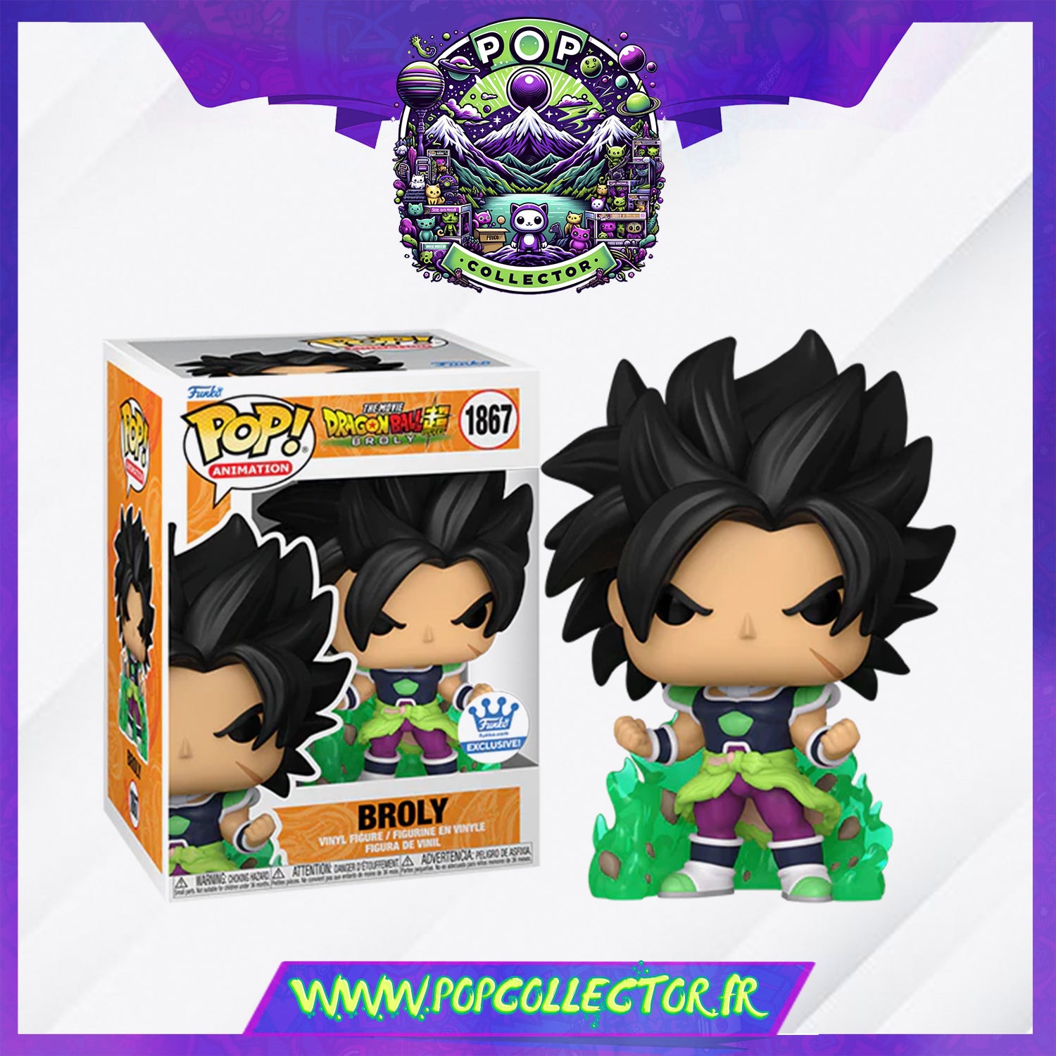 Funko Pop DBZ Dragon Ball Z 1867 Broly Exclusive – Pop Collector