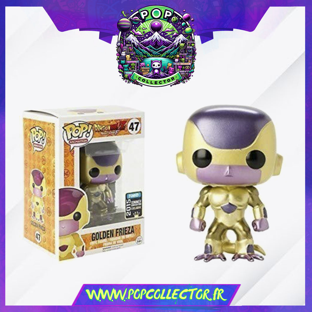 Funko Pop DBZ Dragon Ball Z 47 Golden Frieza Convention 2015