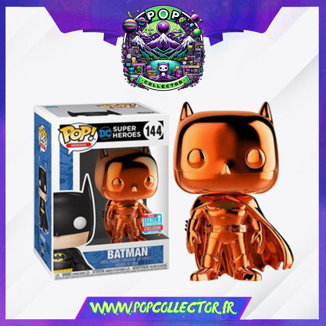 Chrome Funko Batman Chrome Orange DC Super Heroes Batman Orange