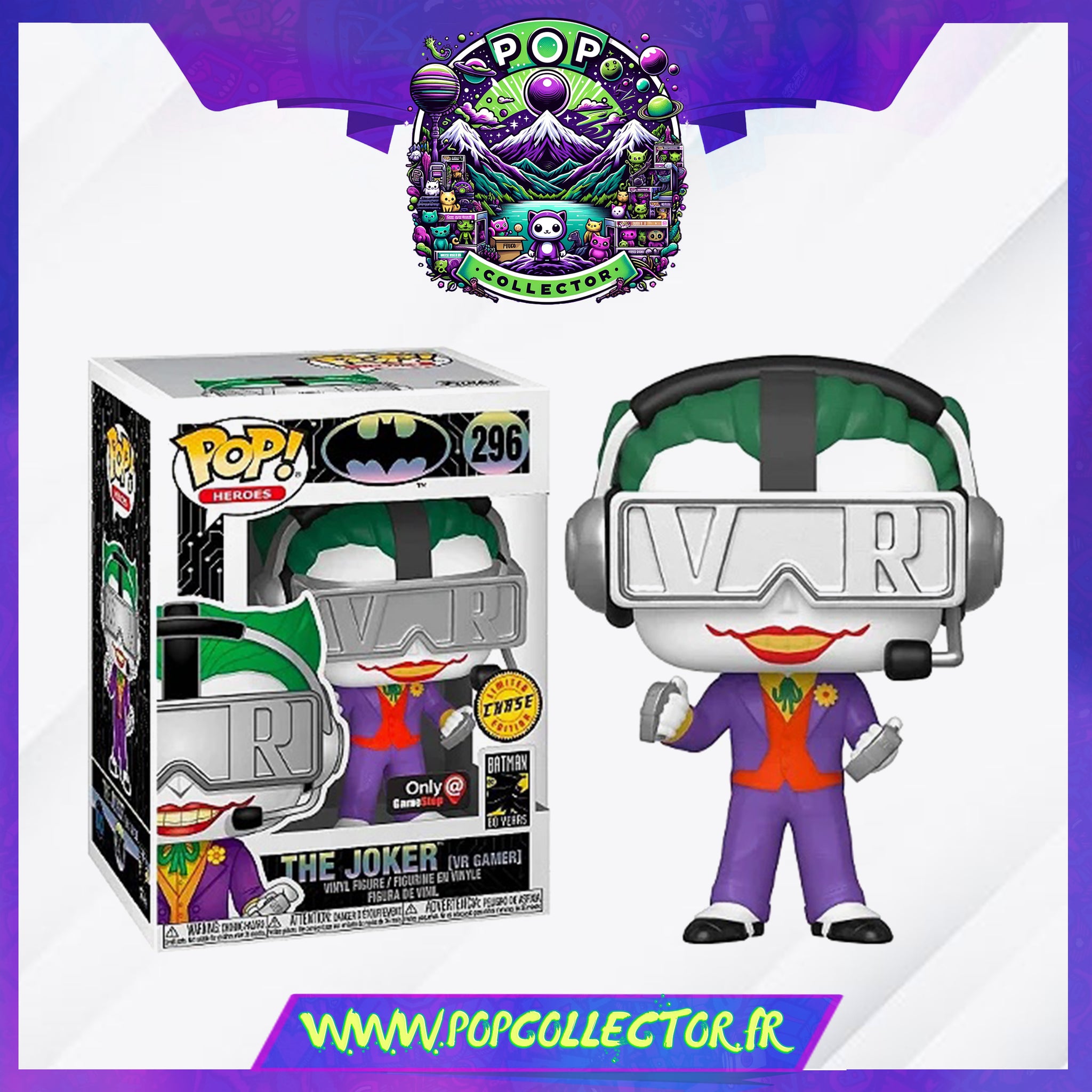 Funko DC POP! Heroes The Joker Vinyl Figure [Gamer Funko DC POP! Heroes The Joker Vinyl Figure [Gamer