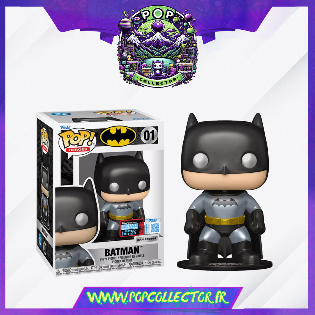 Funko Pop Dc Mystery 01 Batman - Metallic limited 2000 Pieces