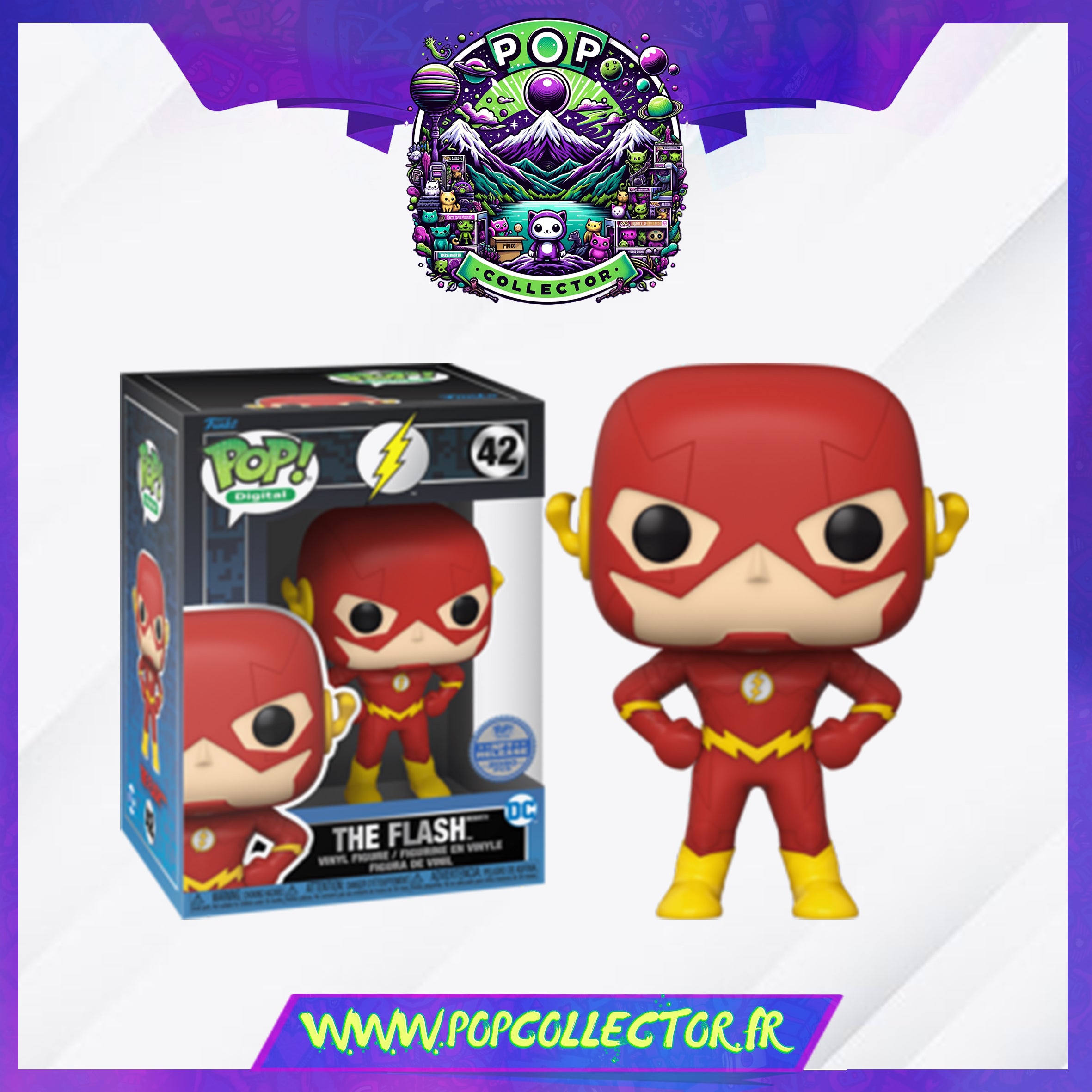 Funko Pop DC Comics 42 NFT Flash – Pop Collector / Magasin Funko