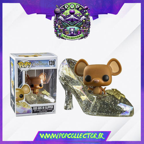 Funko Pop Disney Cinderella 139 Gus Gus in Slipper - Glitter