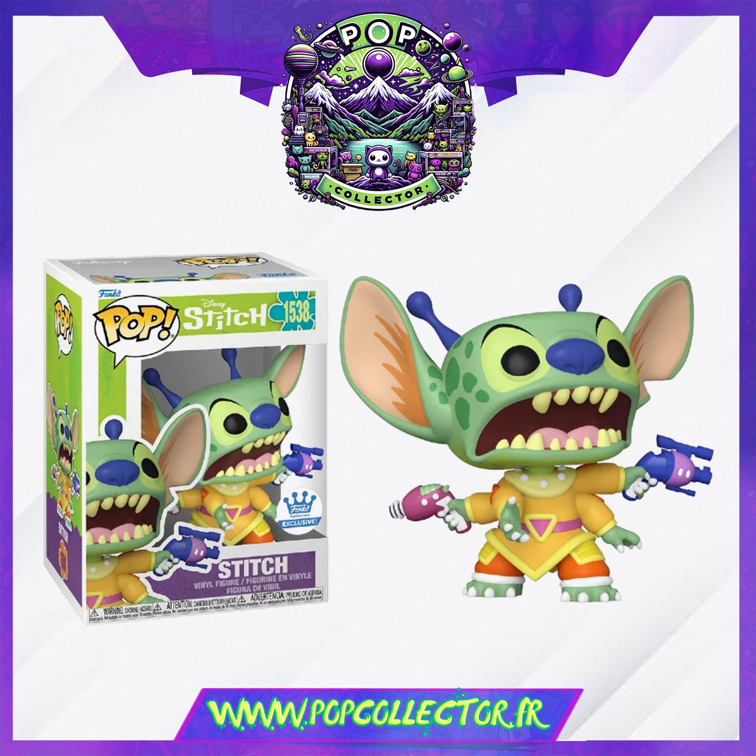 Funko Pop! Lilo Et Stitch, Alien STITCH 1538, édition Limitée Funko Shop, Neuve