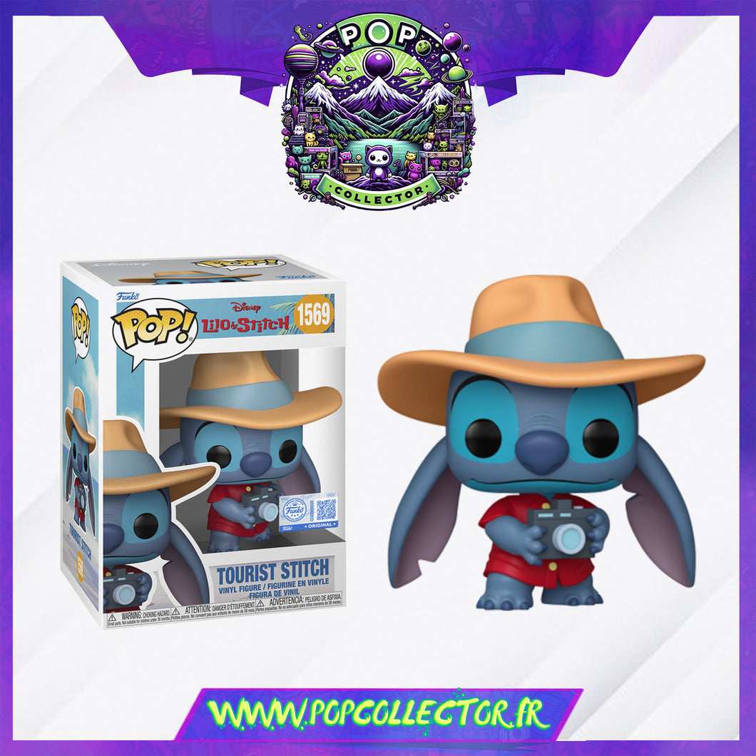 Funko Pop Disney Lilo & Stitch 1569 Tourist Stitch