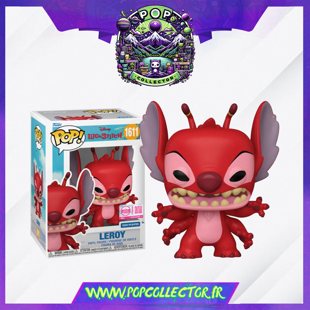 Funko Pop Disney Lilo & Stitch 1611 Leroy Limited 1200 Pcs