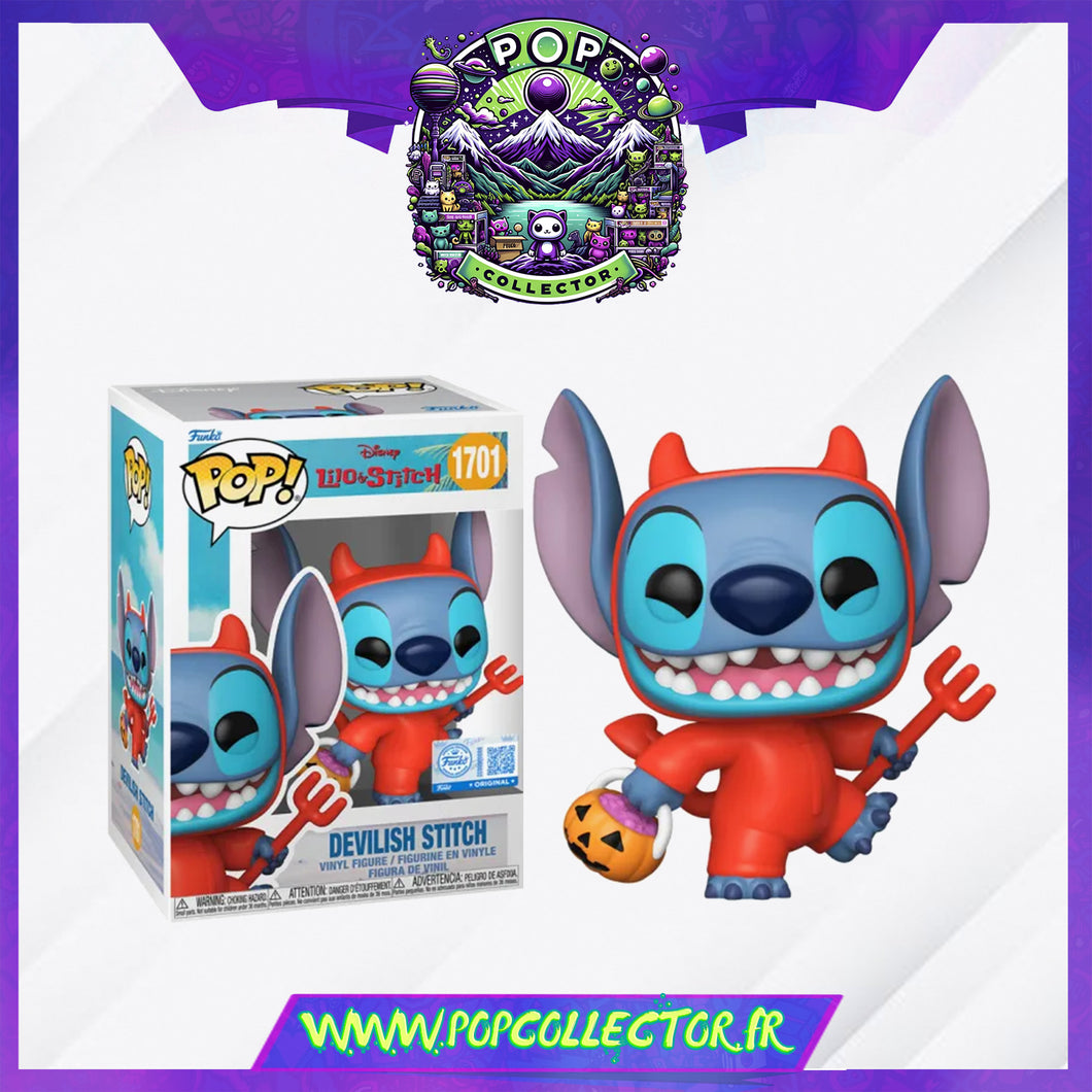 Funko Pop Disney Lilo & Stitch 1701 Devilish Stitch
