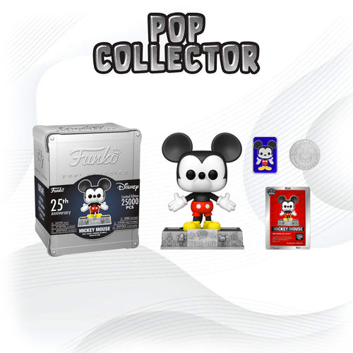 Funko Pop Disney 01c  Mickey 25Th Anniversary 25000 Pcs Limited