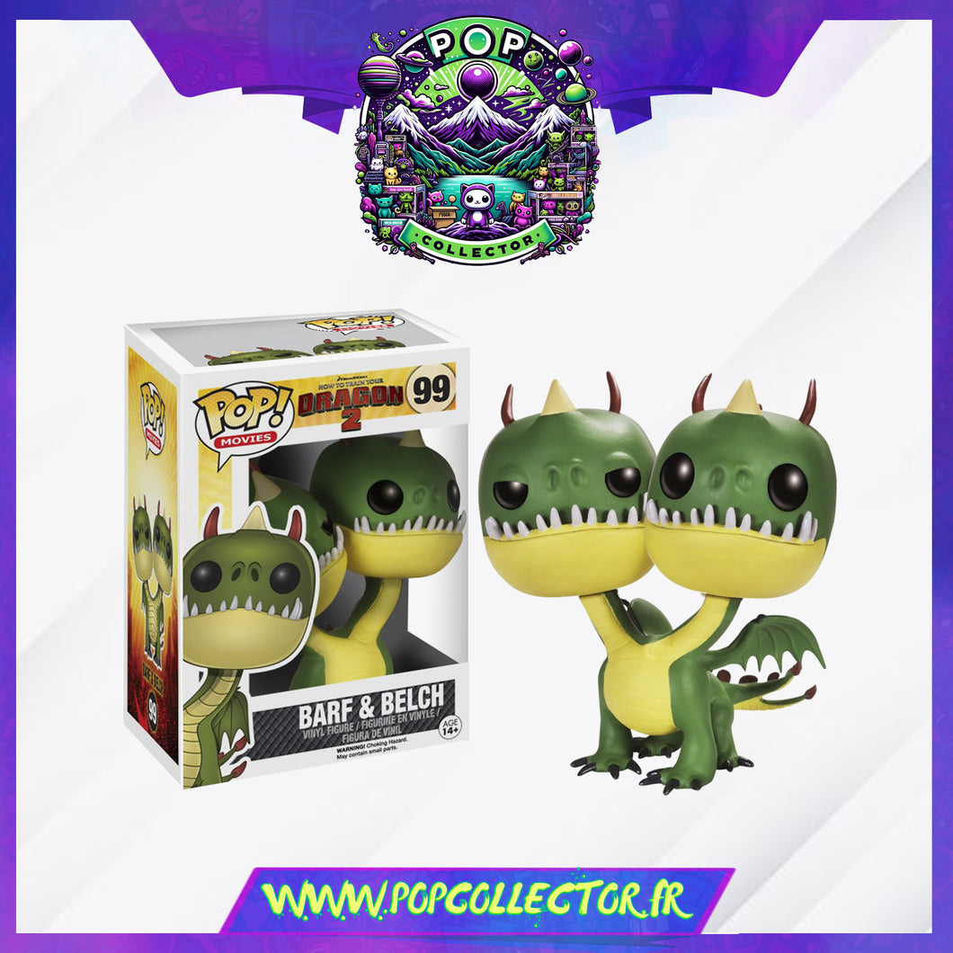 Funko Pop Dragon 2 Barf & Belch 99