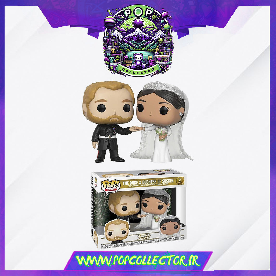 Funko Pop Royalty The Duke and Duchess of Sussex - 2 pack
