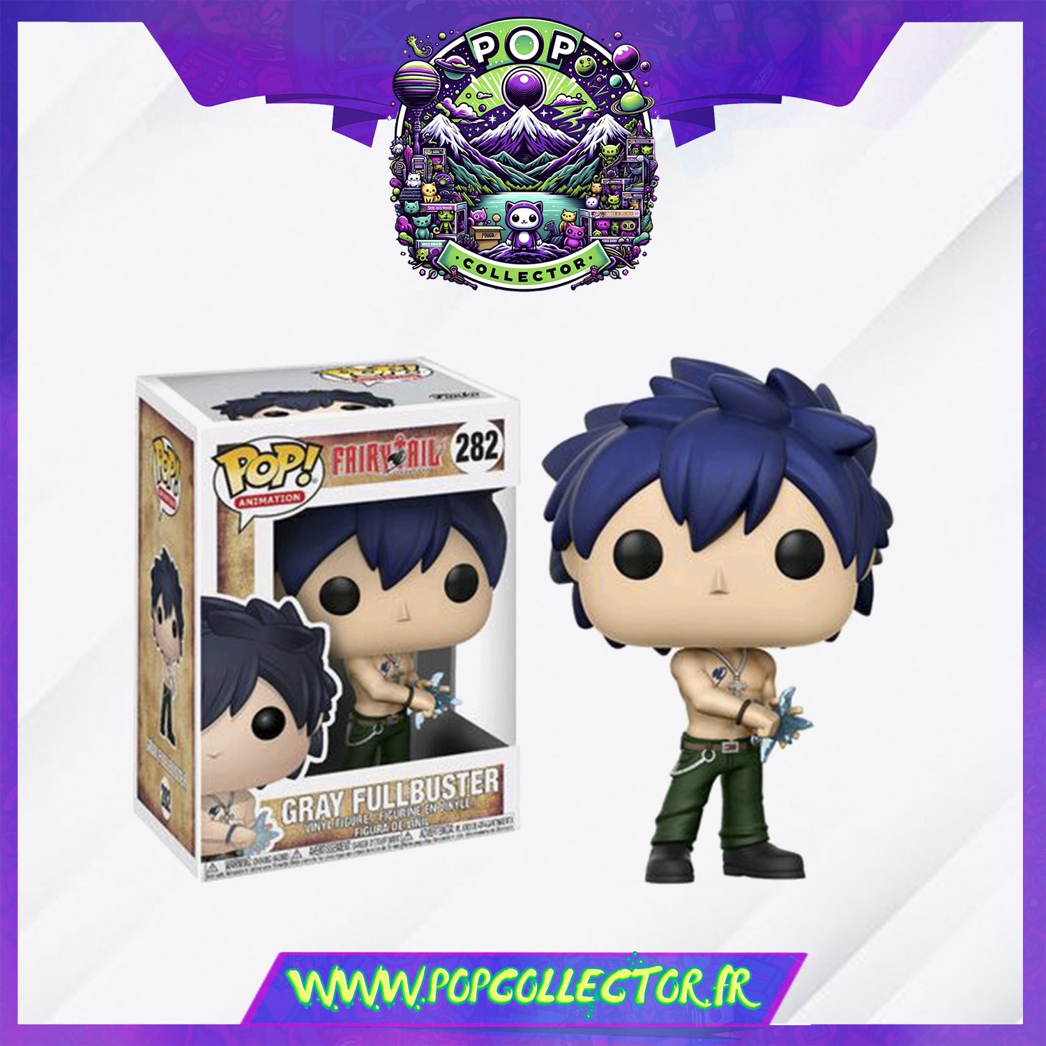 Funko Pop - Fairy Tail Gray Fullbuster (1051) Fye Exclusive | Cuotas sin interés