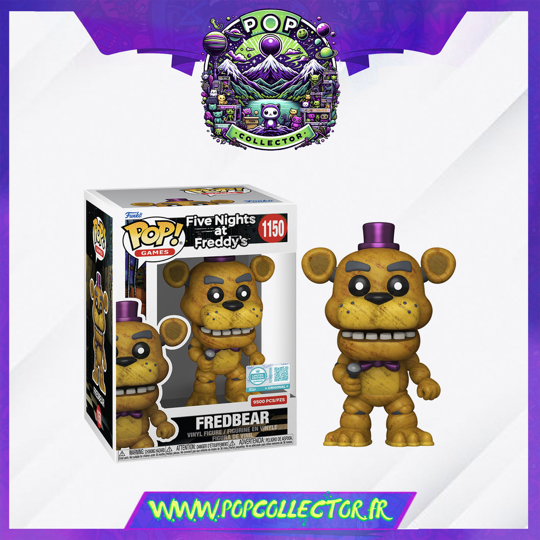fnafフレッドベア 9500限定 ファンコポップ フレッドベア Funko pop が届いた！ : r/fivenightsatfreddys