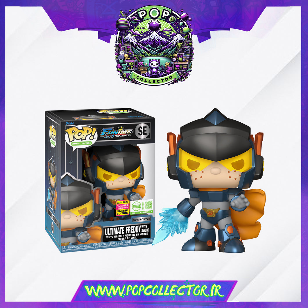 Funko Pop SE Ultimate Freddy Funko With Sword Convention Limited