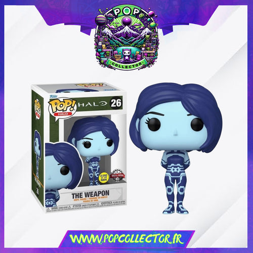 Funko Pop Halo 26 The Weapon Glow Cortana