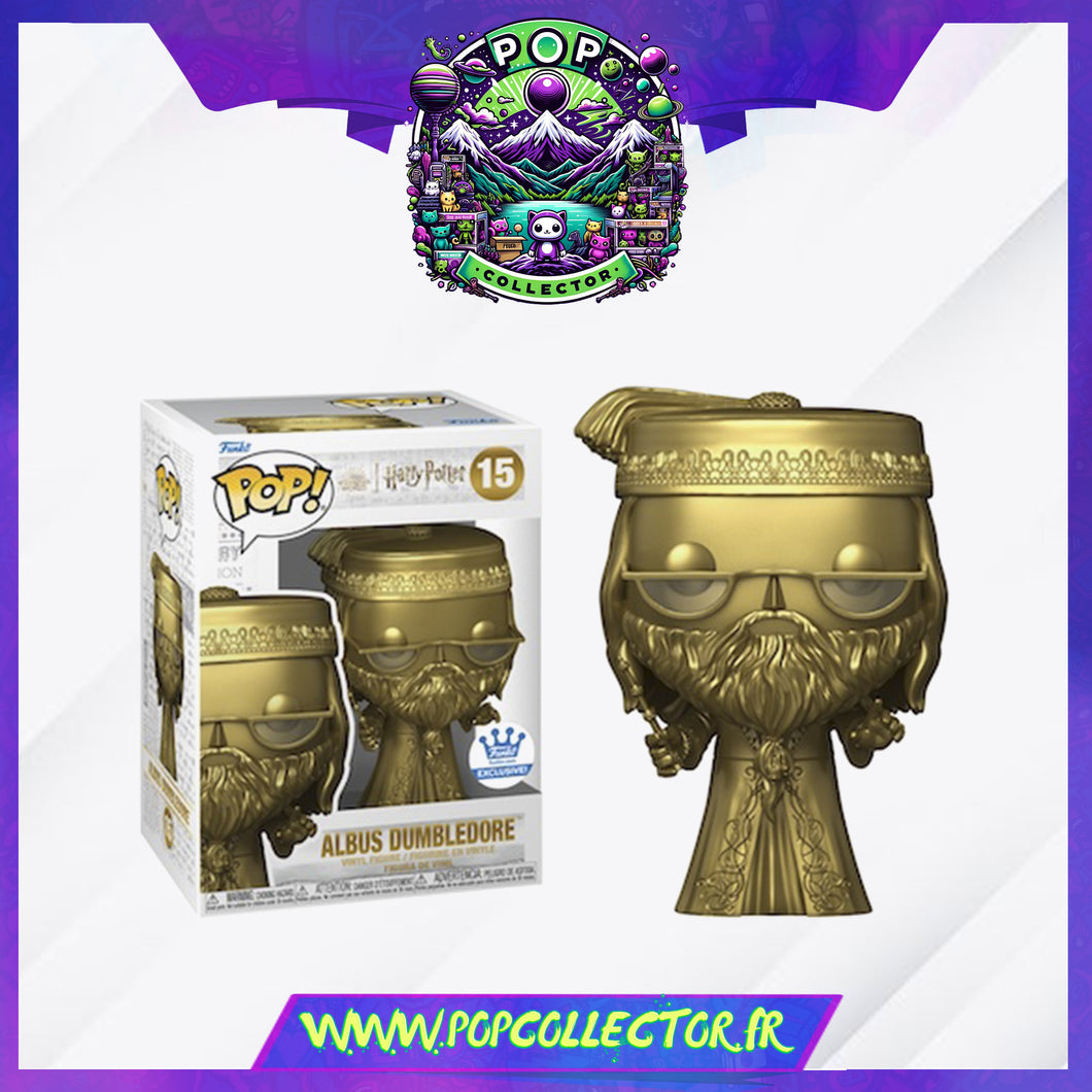 Funko Pop Harry Potter 15 Albus Dumbledore Gold Limited 4000 Pcs