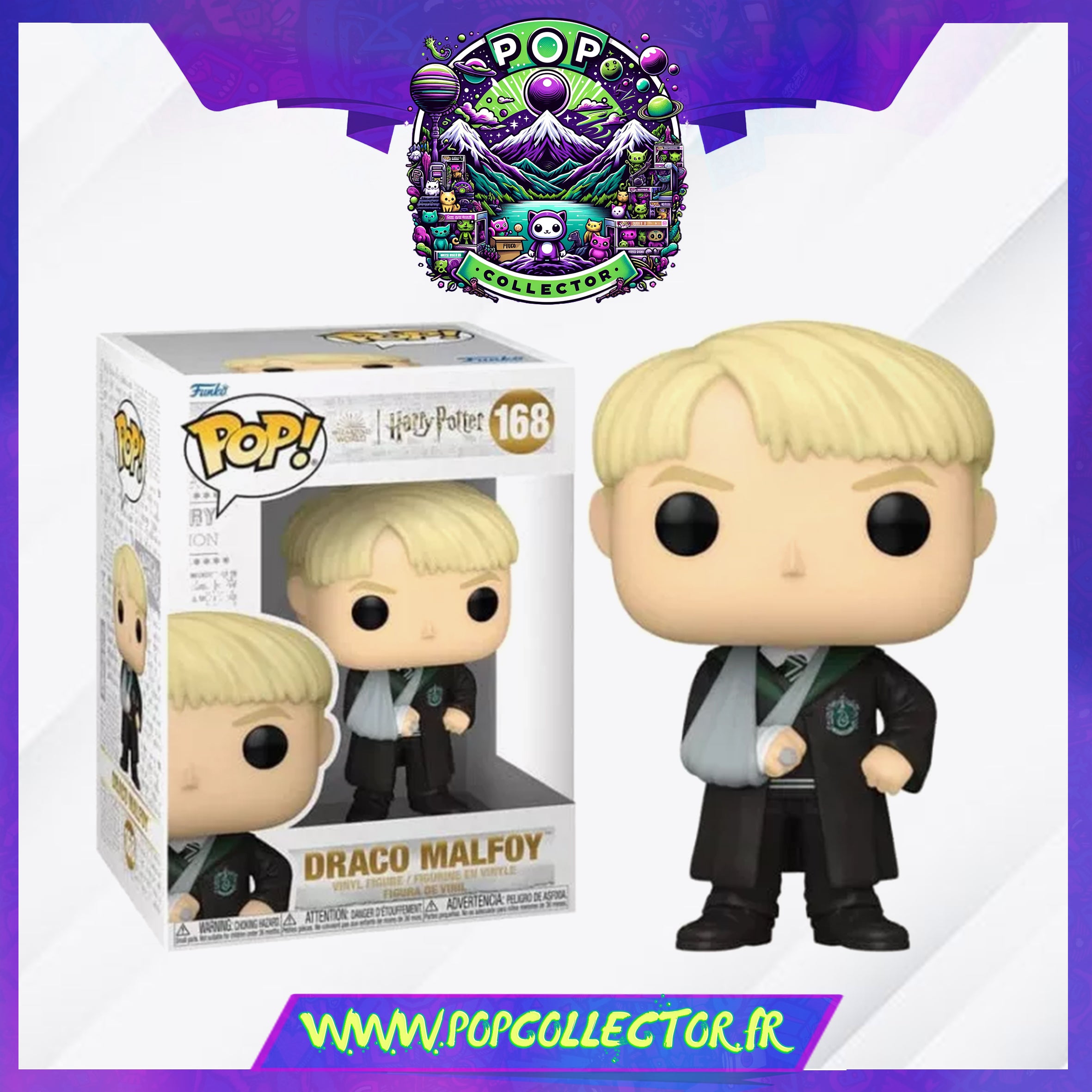 Funko Pop Harry Potter 168 Draco Malfoy Broken Arm – Pop Collector /  Magasin Funko Pop / Loungefly / Soda