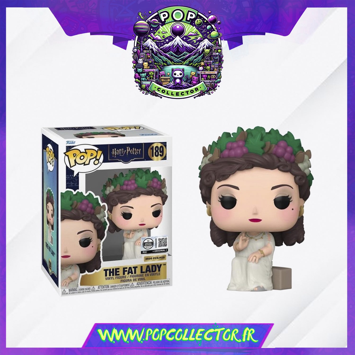 Funko Pop Harry Potter 189 The Fat Lady Limited 3500 Pieces – Pop Collector  / Magasin Funko Pop & Loungefly