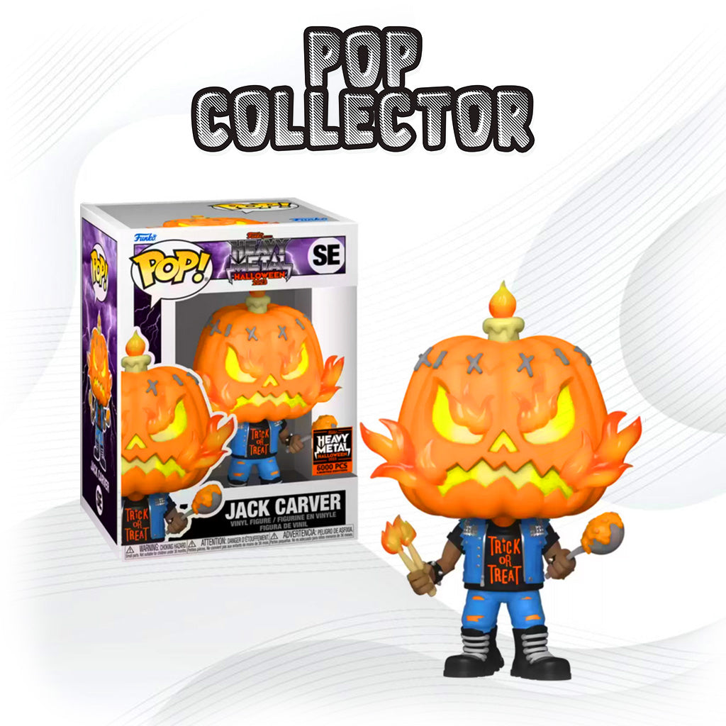 Funko Pop Heavy Metal Halloween 2023 Jack Carver SE