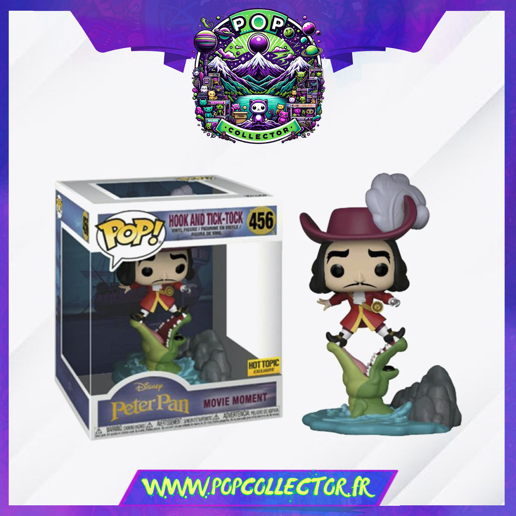 Figure Funko Pop Hook And Tick Tock Custom Acrylic Hard Case For