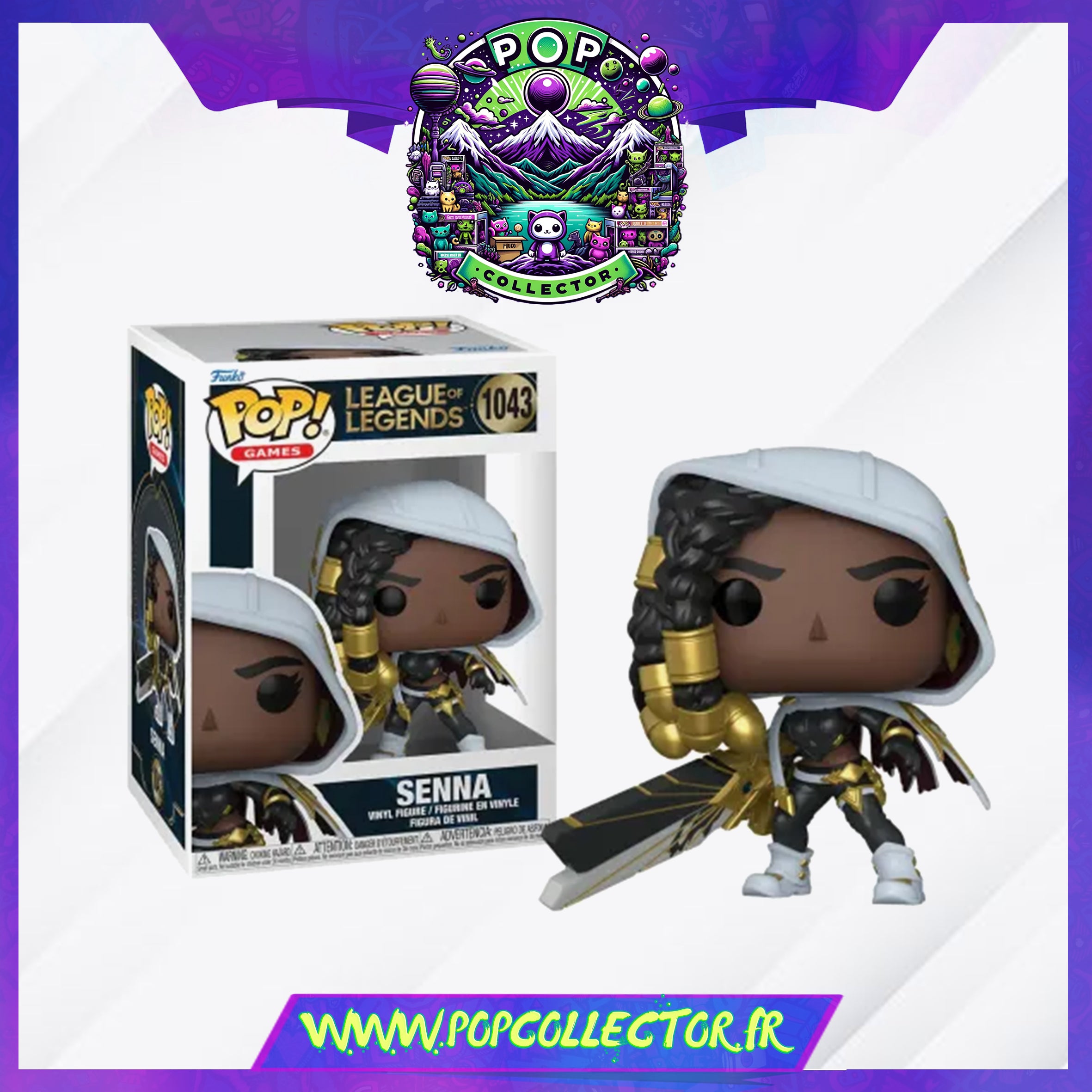 Funko Pop League Of legends 1043 Senna – Pop Collector / Magasin