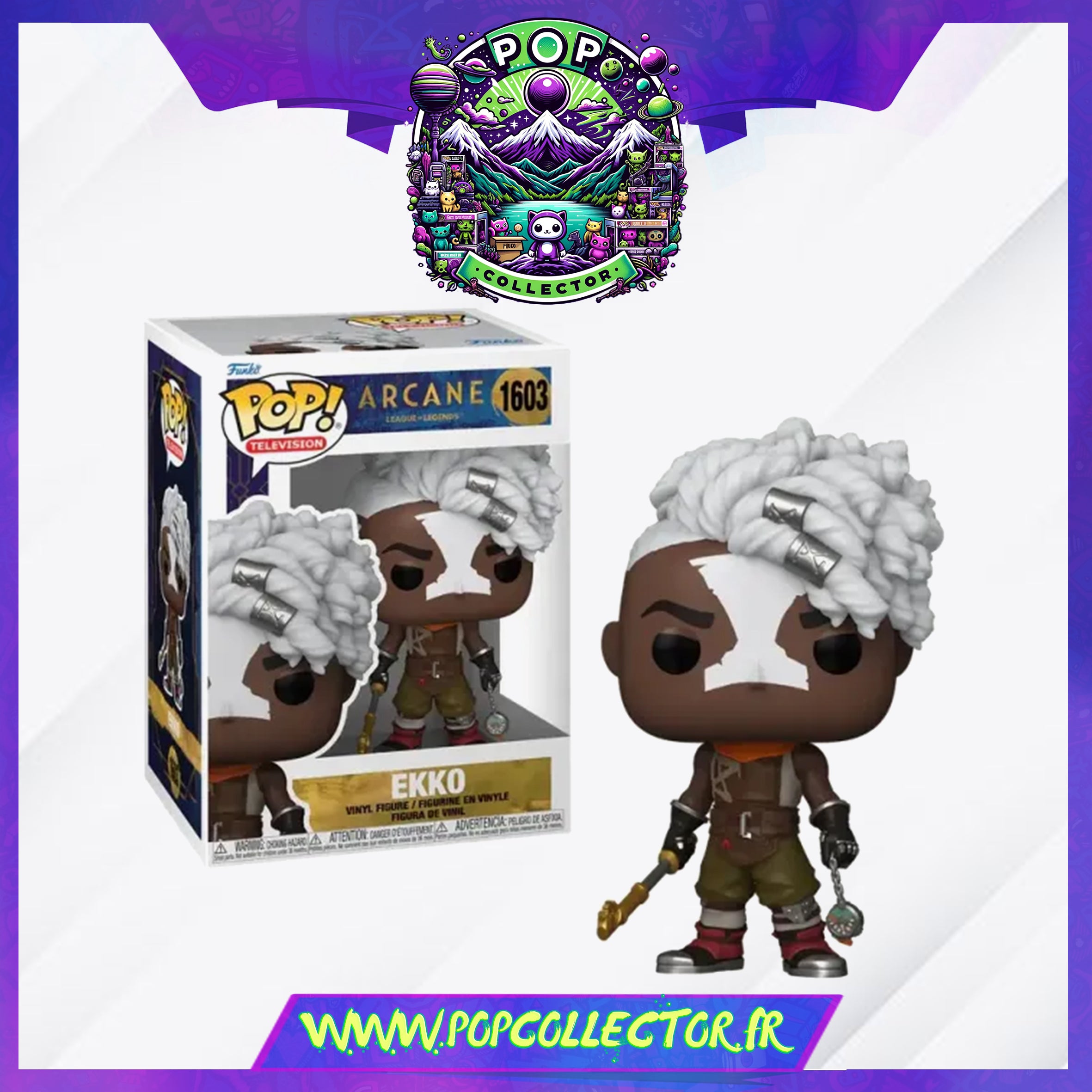 Funko Pop League Of legends Arcane 1603 Ekko – Pop Collector