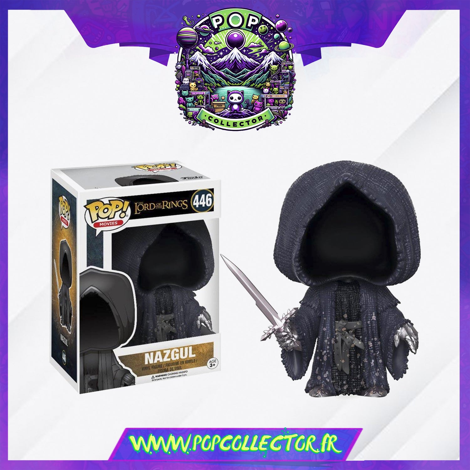 Figurine Funko Pop Movies Lord of the Rings S8 Nazgul - Figurine de collection - Achat & prix