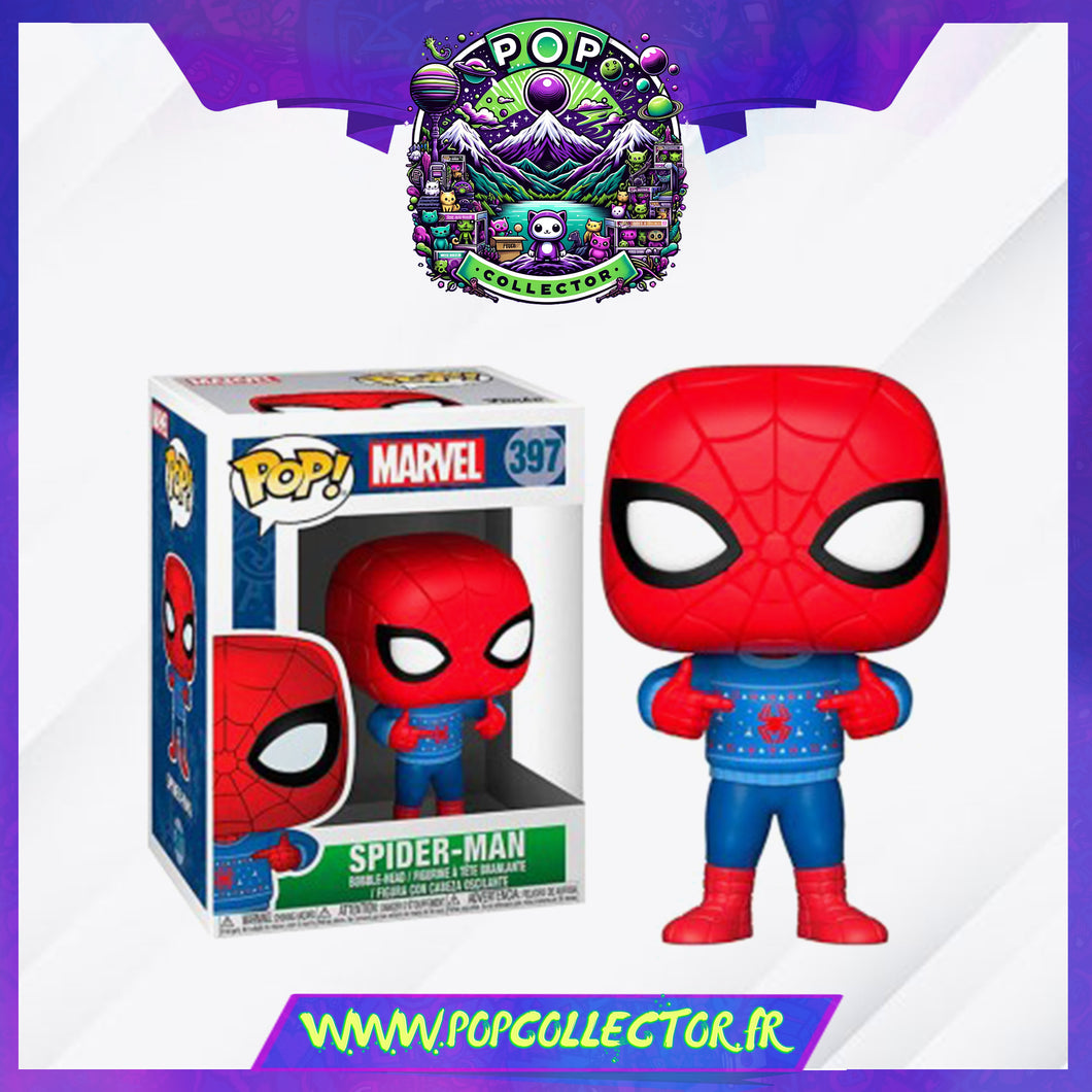 Funko Pop Marvel 397 Spider Man Holiday