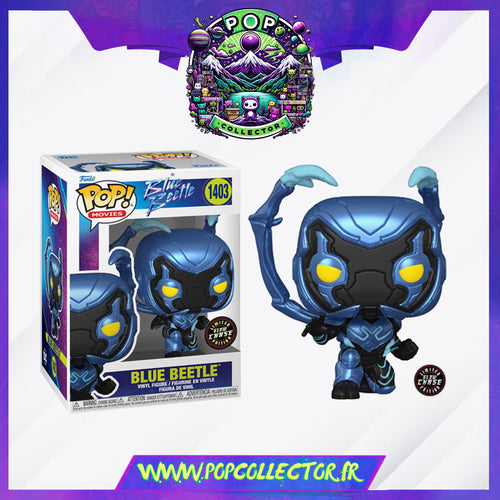 Funko Pop Marvel 1043 Blue Beetle Glow Chase
