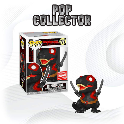 Funko Pop Marvel Deadpool 777 Dinopool Collector Corps