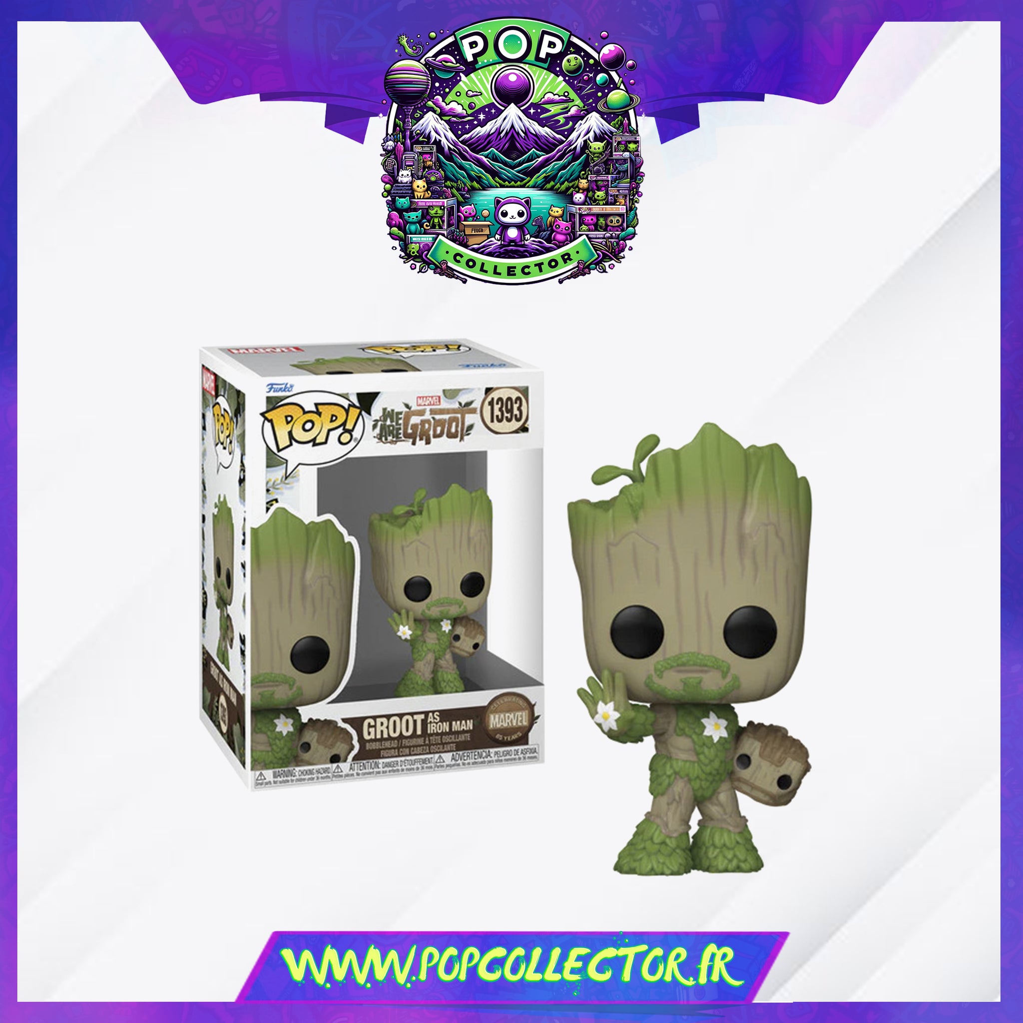 Funko Pop Guardians Of The Galaxy 1393 Groot Iron Man – Pop 