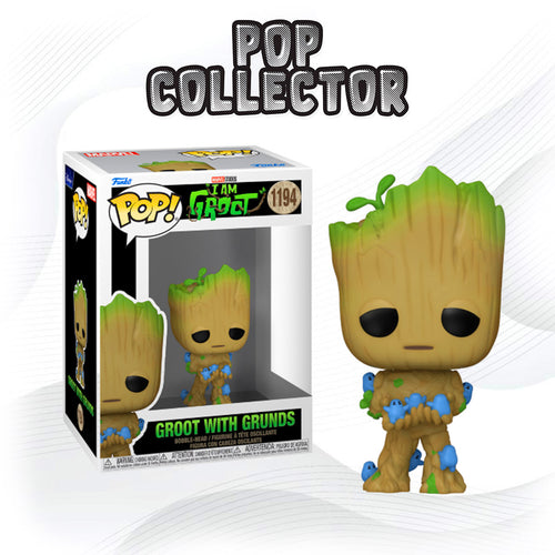 Funko Pop  Guardians Of The Galaxy 1194 Groot With Grunds