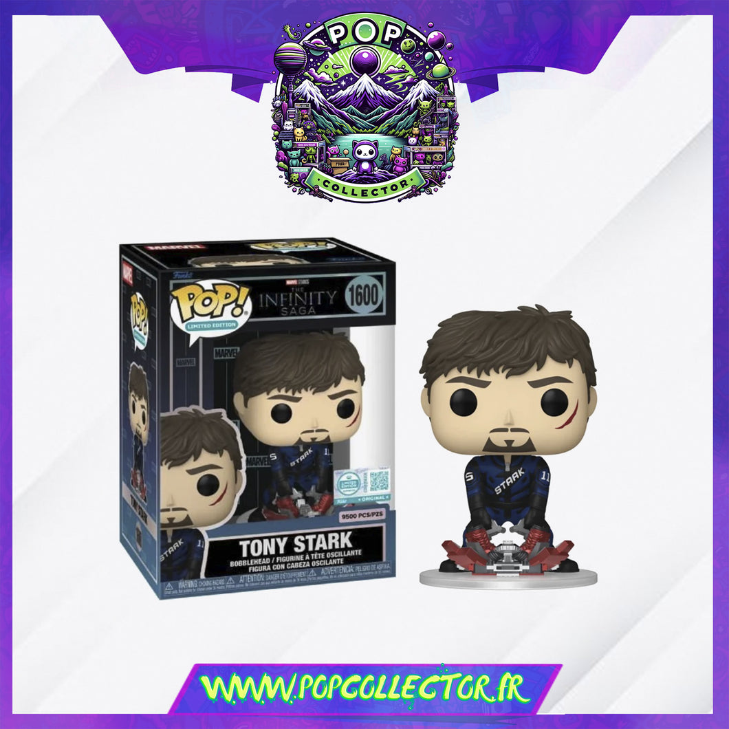 Funko POP! Tony Stark アイアンマン2 限定版 1600 Funko Pop Marvel Iron Man 2 Pack Morgan Stark & ​​Tony Stark
