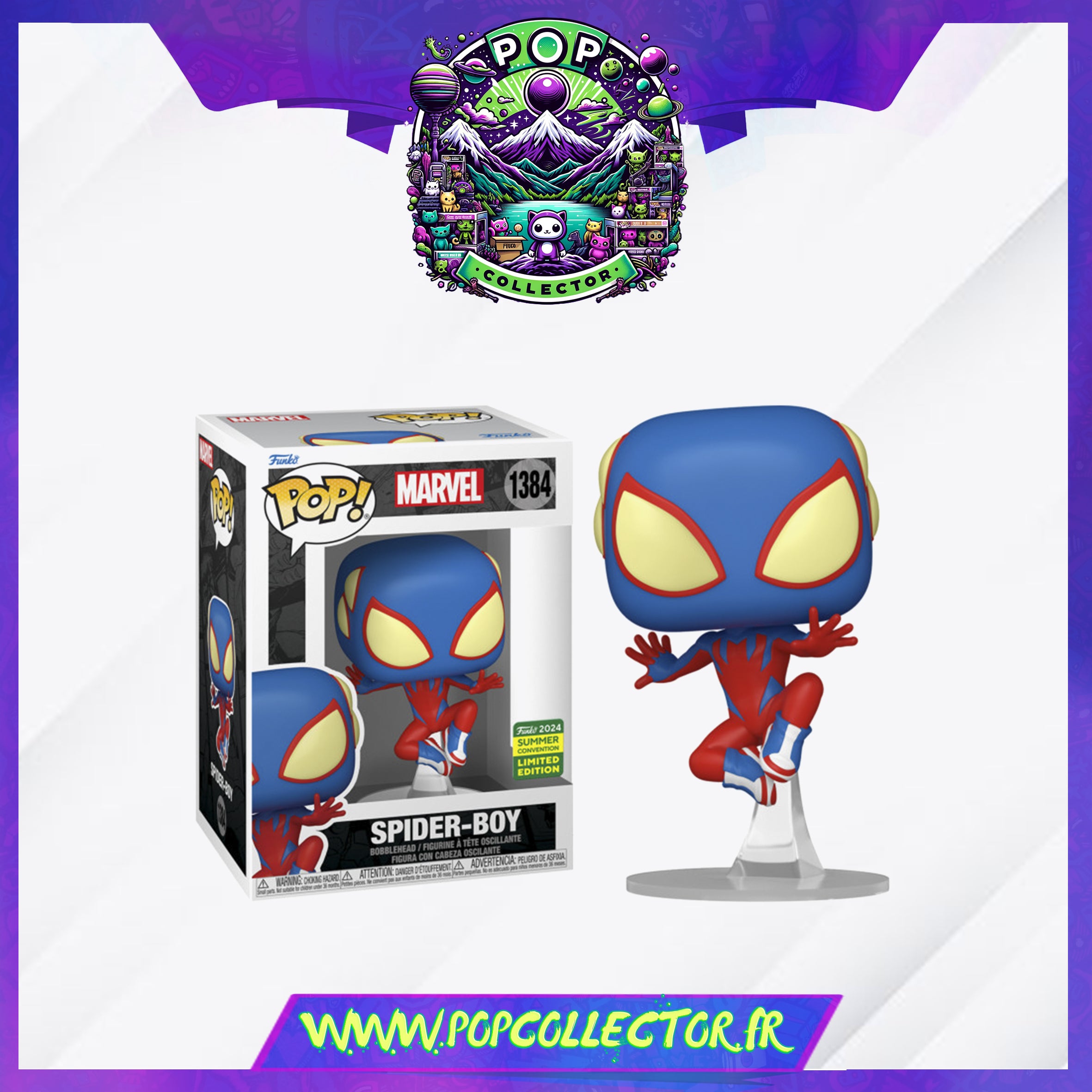 Funko Pop Marvel 1384 Spider Boy – Pop Collector / Magasin Funko