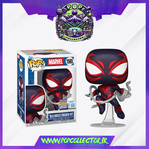 Funko Pop Spiderman 1565 Miles Morales Vibranium Costum