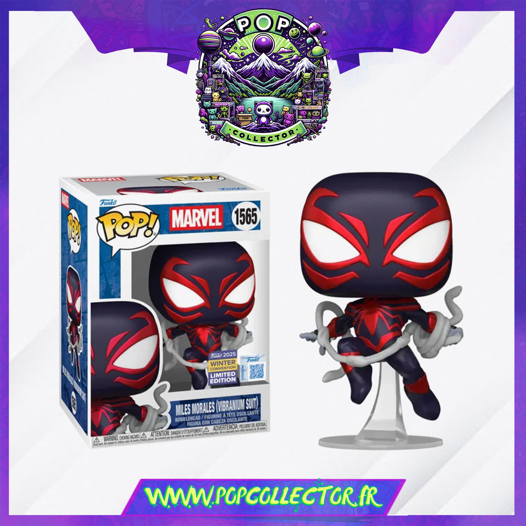 Funko Pop Spiderman 1565 Miles Morales Vibranium Costum