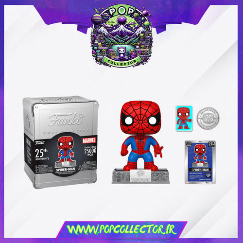 Funko Pop Marvel 03c Spider Man 25Th Anniversary 25000 Pcs Limited