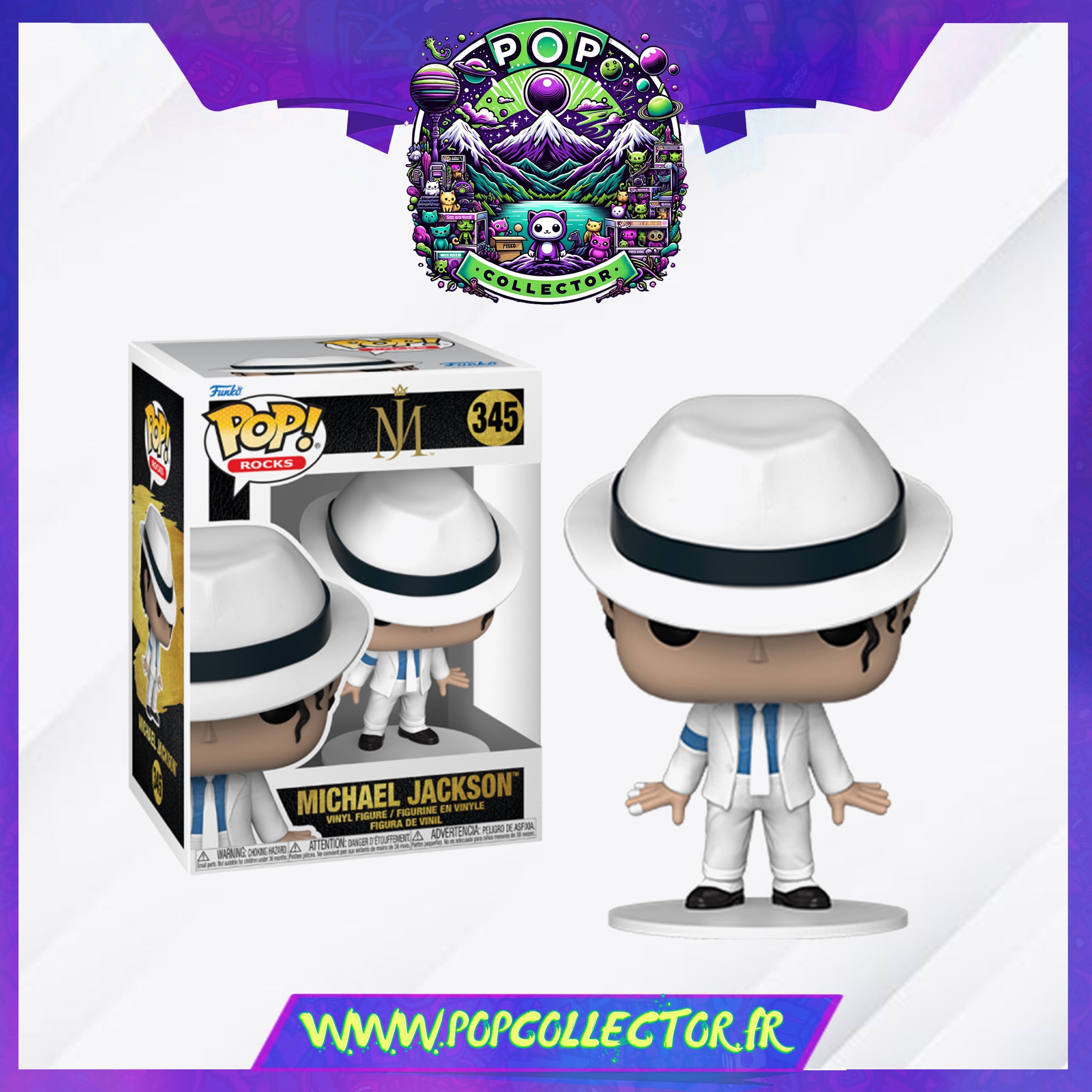 Funko Pop Music Michael Jackson 345 Smooth Criminal PRECOMMANDE