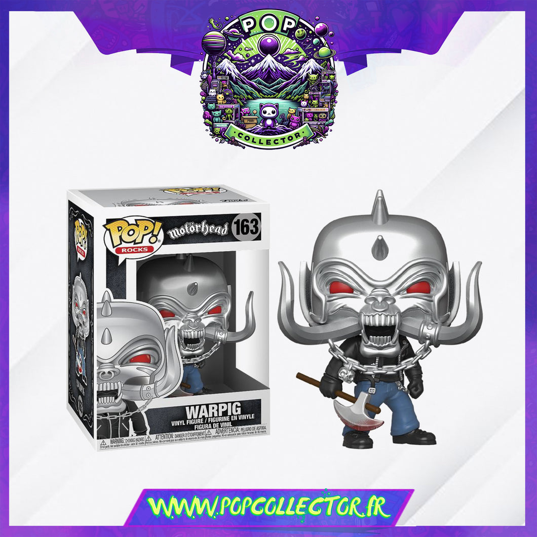 Funko Pop Rock Music Motorhead 163 Warpig