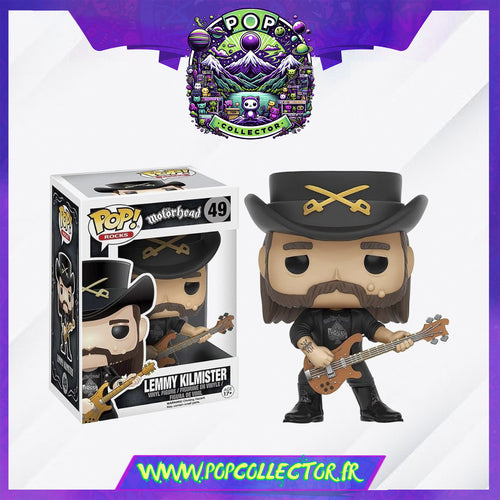 Funko Pop Rock Music Motorhead 49 Lemmy Killmister