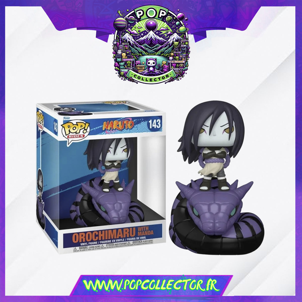 Funko Pop Naruto Shippuden 143 Orochimaru With Manda PRECOMMANDE MI JU ...