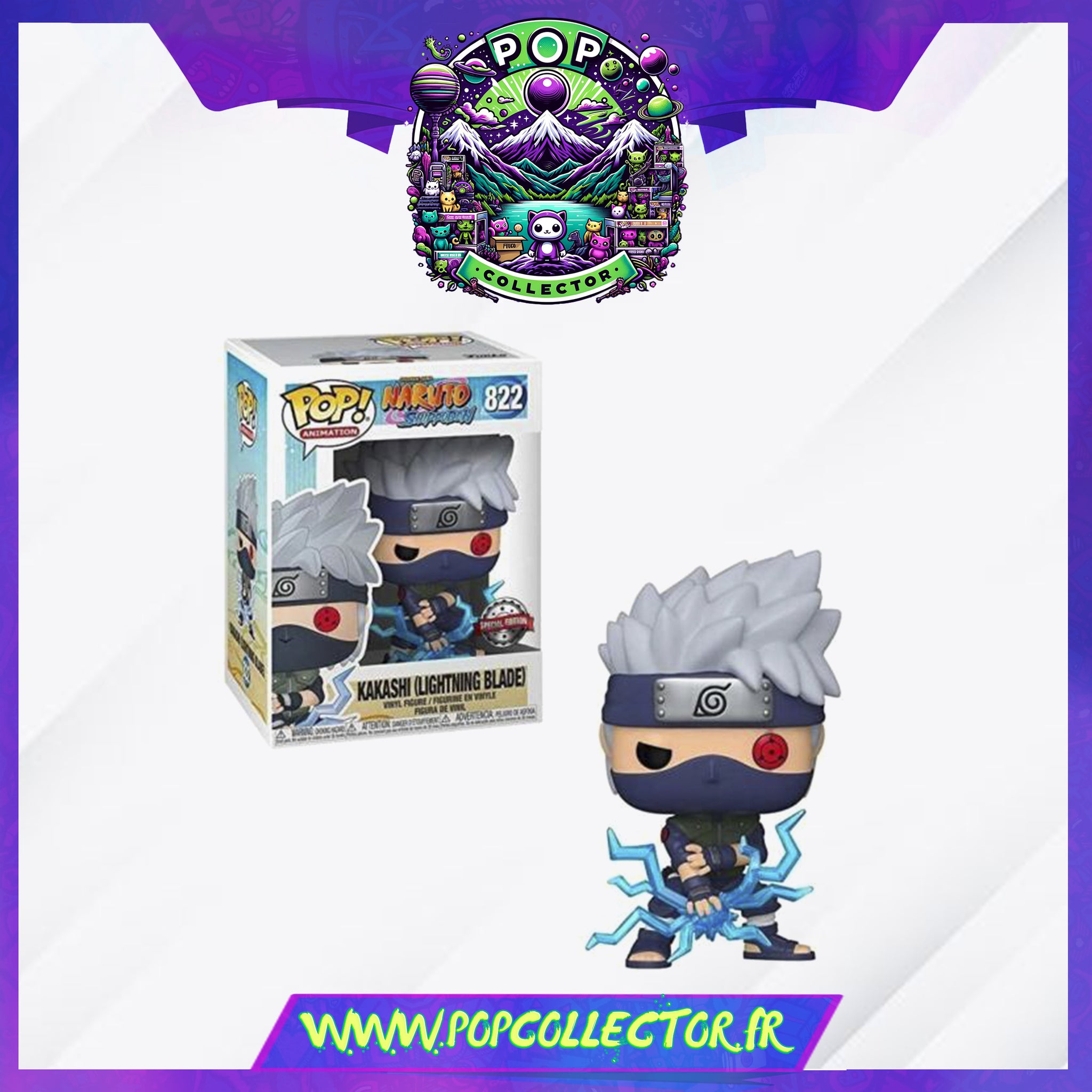 Naruto Shippuden Kakashi Lightning Blade Kakashi Pop Figure Funko