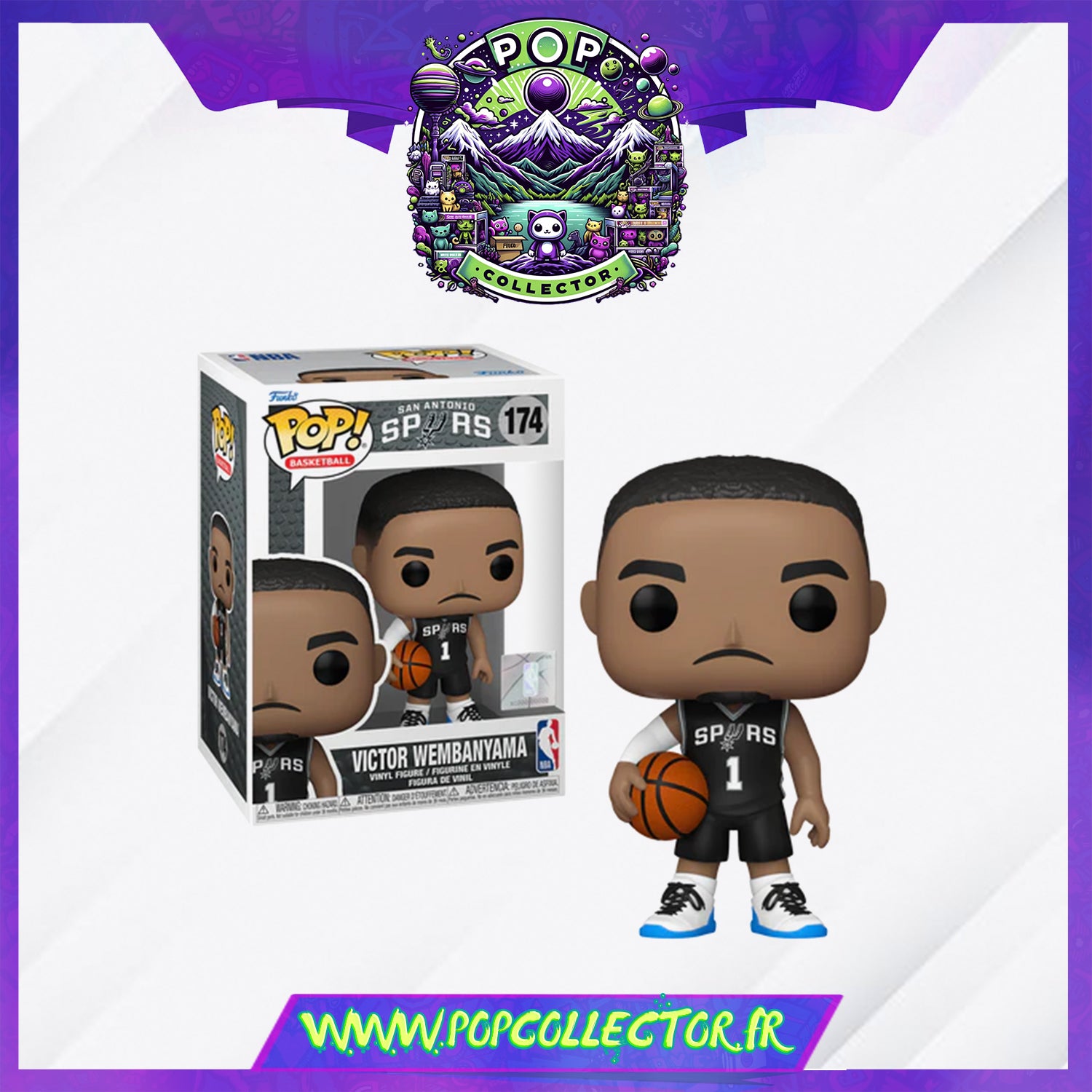 Funko POP! NBA Victor Wembanyama 174 Funko POP Victor Wembanyama